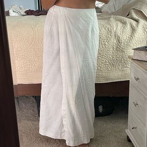 White linen goddess skirt 6